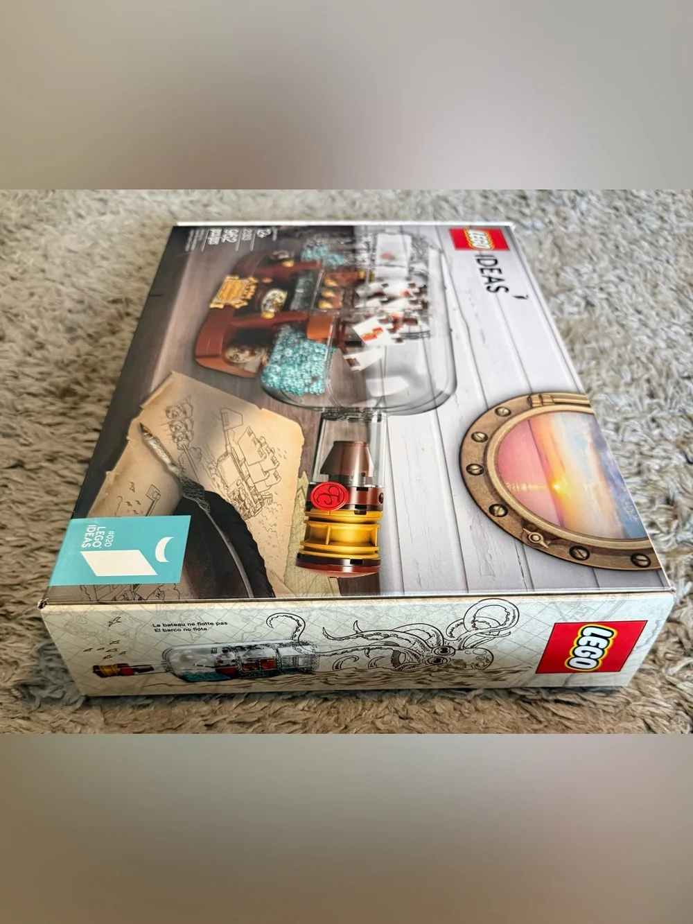 LEGO IDEAS 21313 Ship in a Bottle Great Used Condition